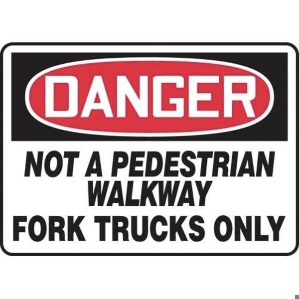 Accuform OSHA DANGER Safety Sign NOT A MVHR111XT MVHR111XT - main